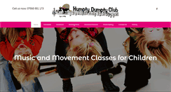 Desktop Screenshot of humptydumptyclub.co.uk